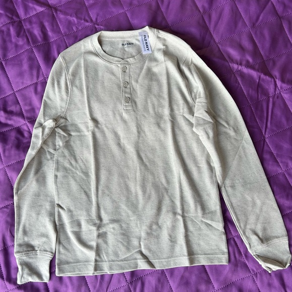 Old Navy Other - NWT. Old Navy Men's Cream Henley Shirt, small